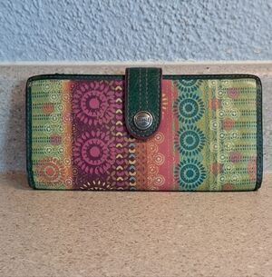 Fossil Vintage Leather Long Wallet
